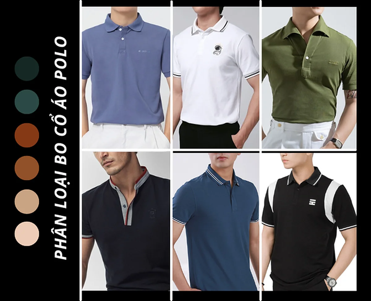 Phân loại bo cổ áo polo